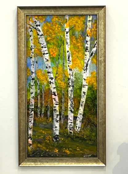The Birch Forest # 44 - by Sarita Kamat Designs