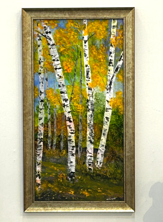 The Birch Forest # 44 - by Sarita Kamat Designs