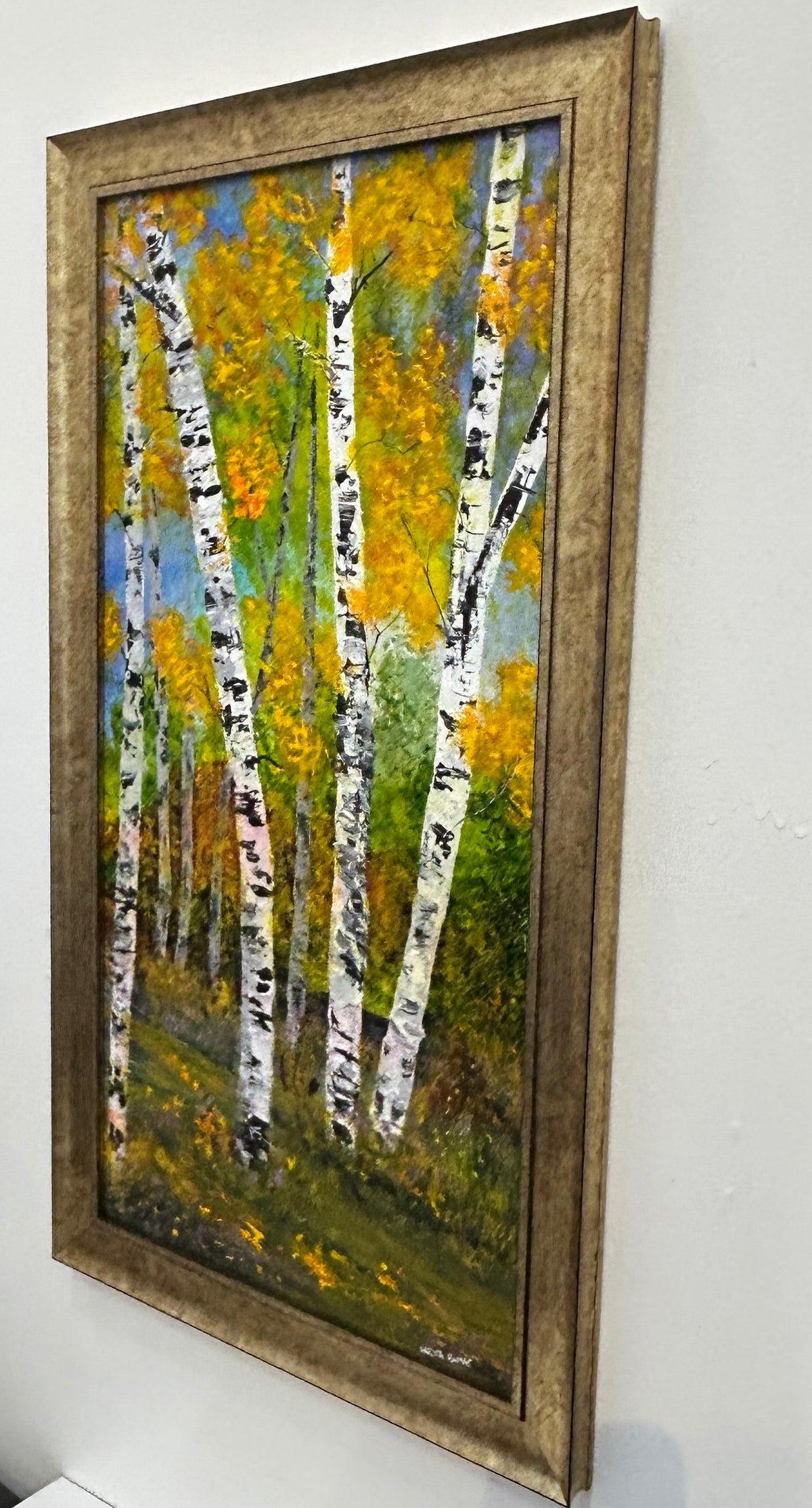 The Birch Forest # 44 - by Sarita Kamat Designs
