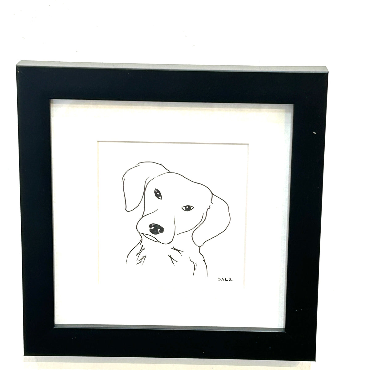 Puppy - Line Drawing - By Salil Kamat