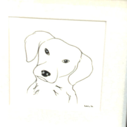 Puppy - Line Drawing - By Salil Kamat