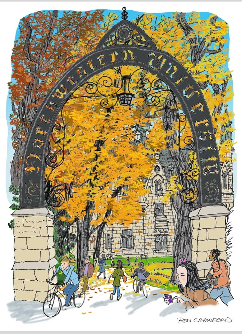 Northwestern University ARCH FALL - by Ron Crawford