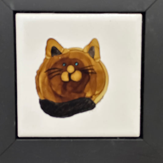Cat - Alcohol Ink - By Salil Kamat