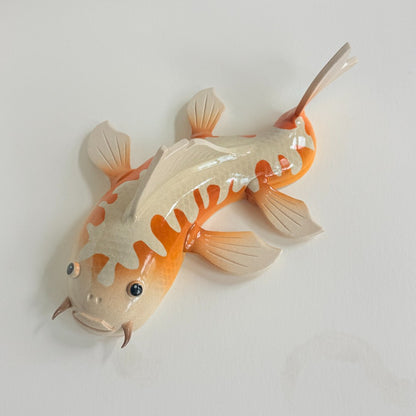 Orange Koi wall fish by Tim Mikus|5312