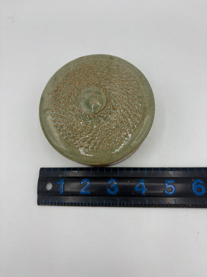 Small Decorative Covered Dish - Artist: Neal Stamell|3427