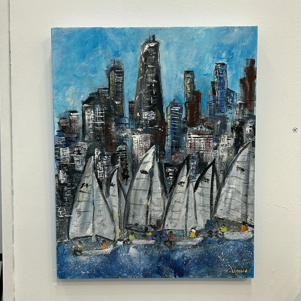 Sailboats Unframed Canvas - By Bob Leopold|5404