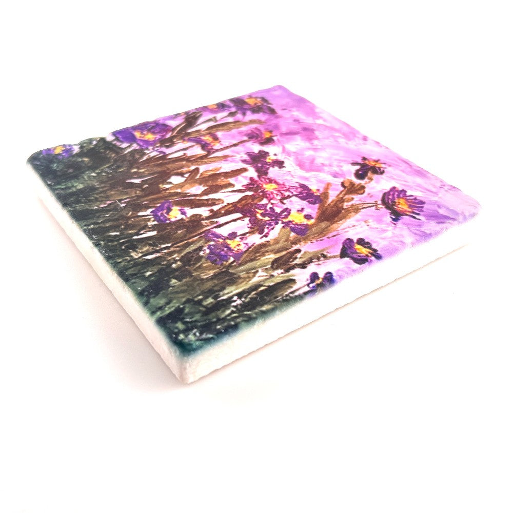 The Iris Field #2 Coaster - Made at Artem|4425