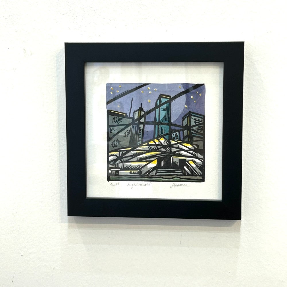Night Concert #1 - Framed - by Jill Kramer|5006