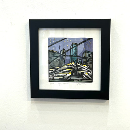 Night Concert #1 - Framed - by Jill Kramer|5006