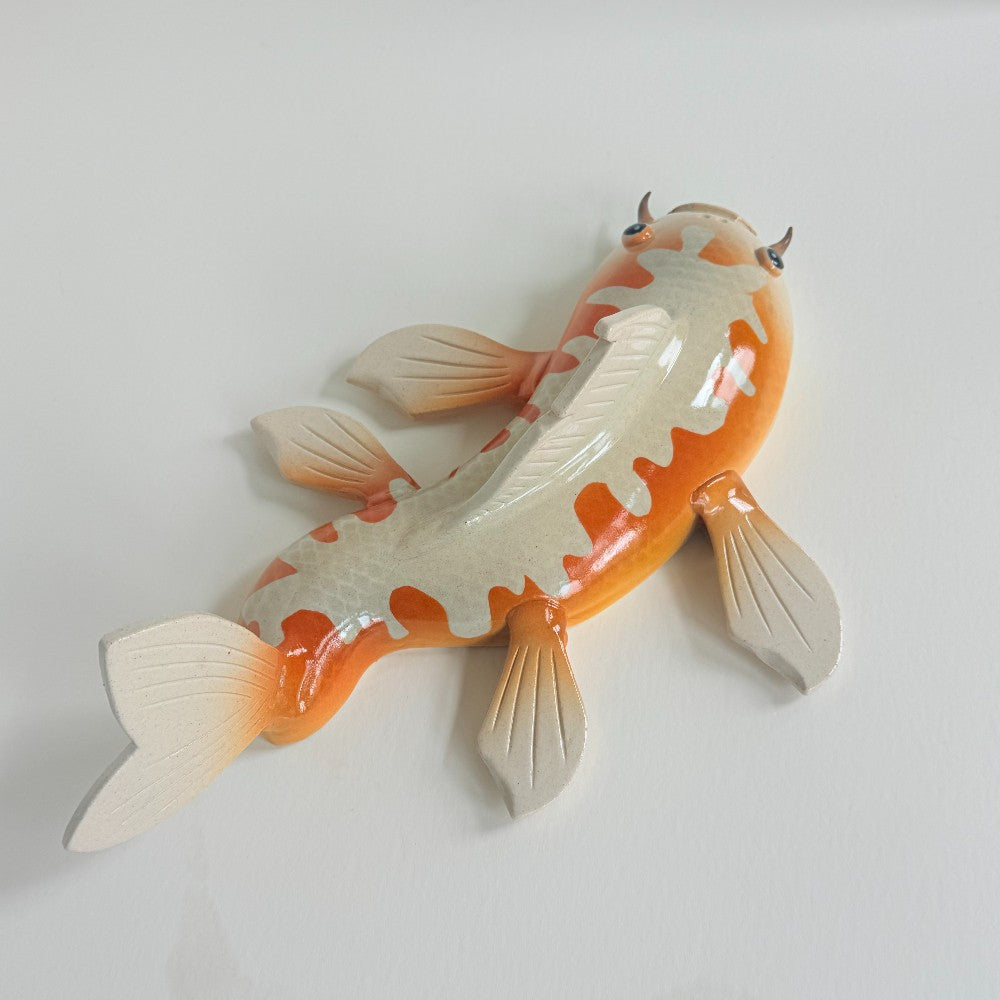 Orange Koi wall fish by Tim Mikus|5314