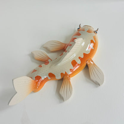 Orange Koi wall fish by Tim Mikus|5314