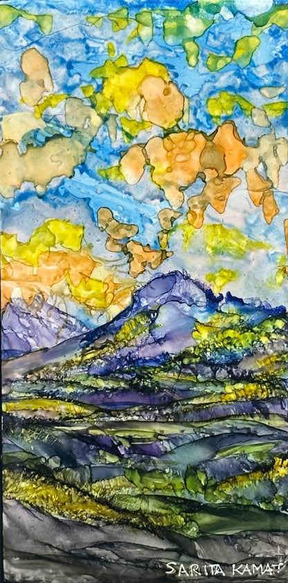 'Where The Mountains Dream ' by Sarita Kamat|3434