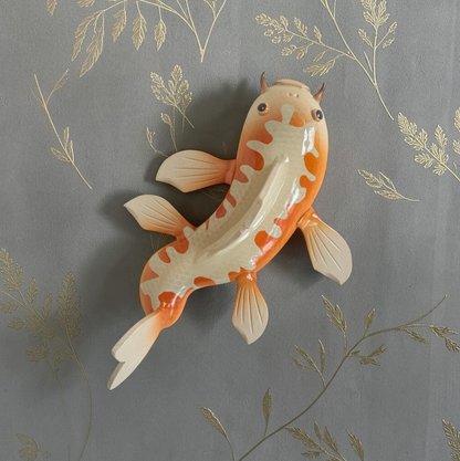 Orange Koi wall fish by Tim Mikus|5316