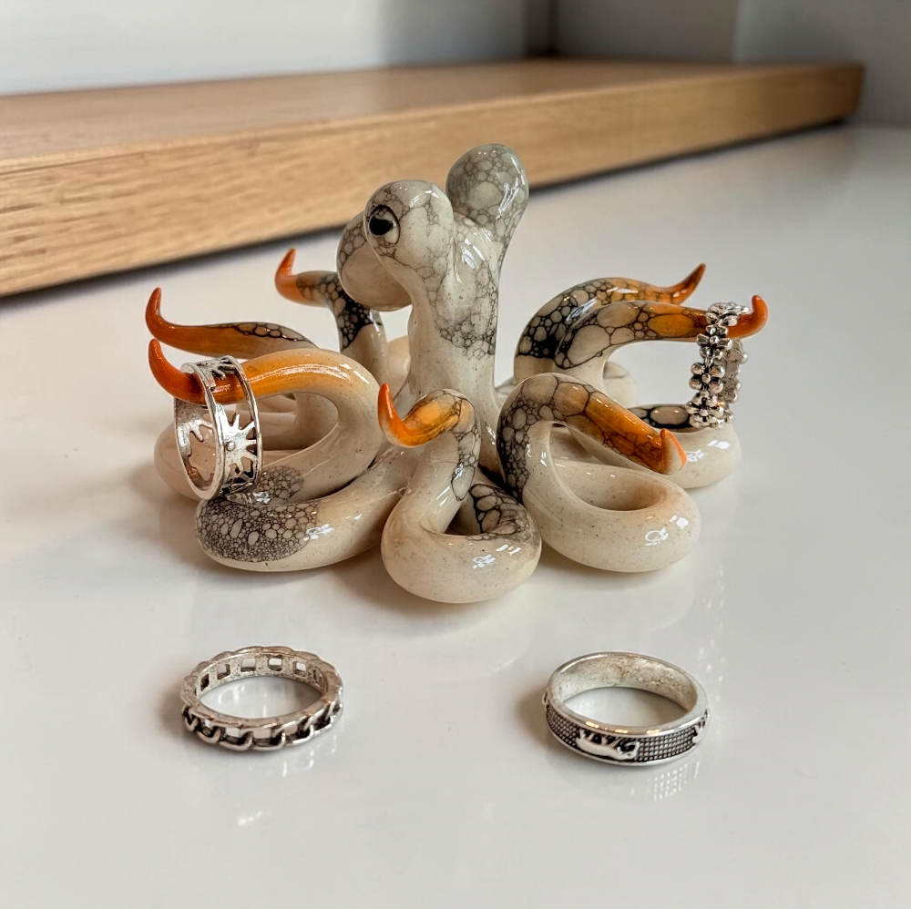Octopus Ring Holder by Tim Mikus|5253