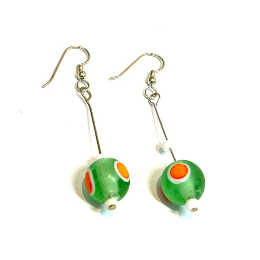 Dotted Marbl;e Earrings by Terry Nugent|3715
