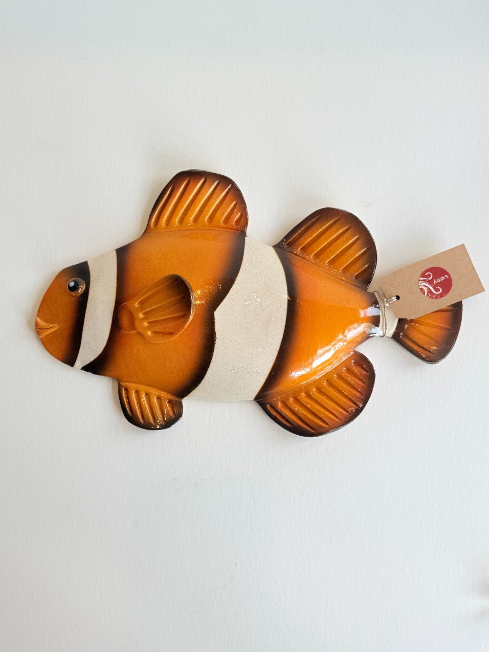 Clown Fish Ceramic Sculpture - Artist Tim Mikus|3314