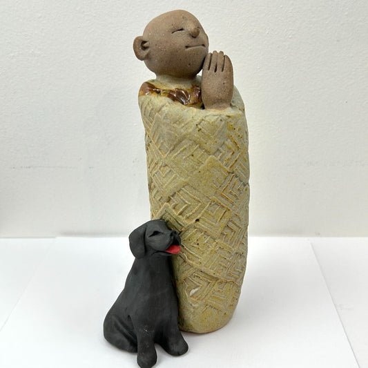 Jizo with Labrador - by Anne Maraviglia|4967