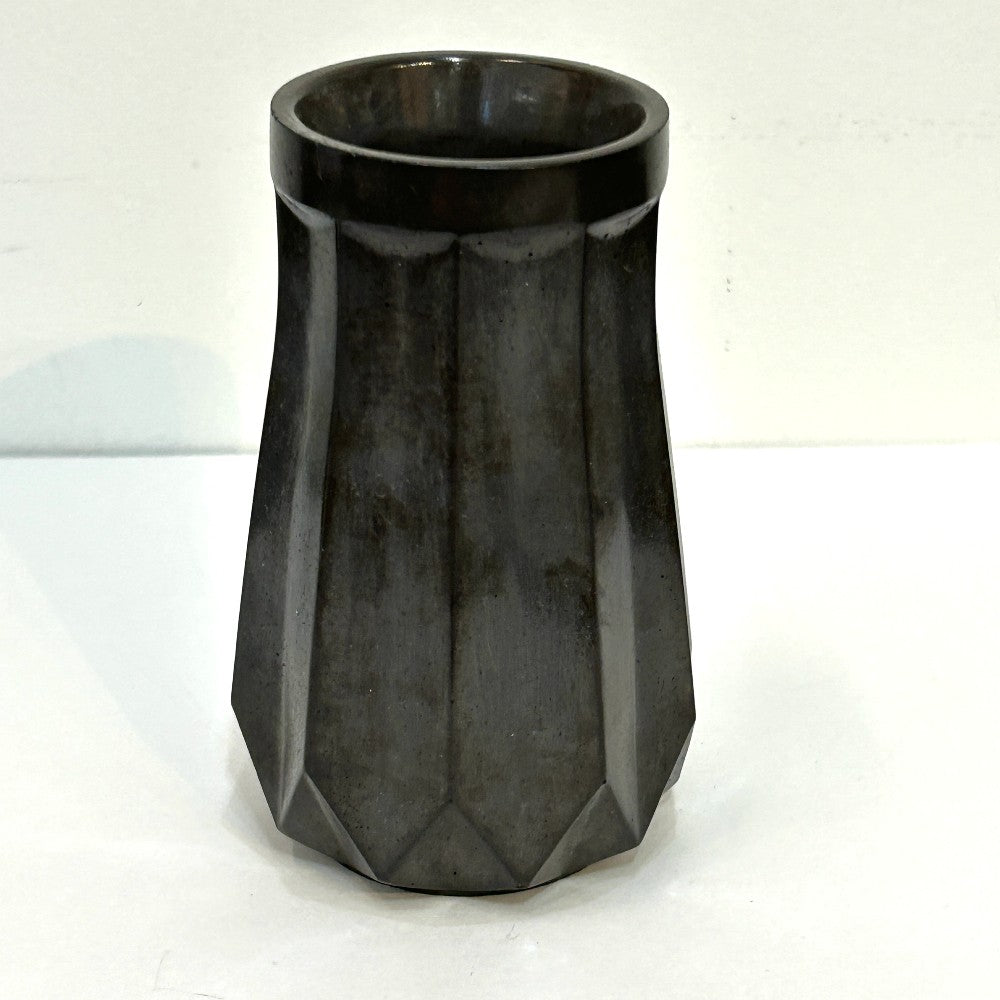 Charcoal Geometric Concrete Vase - Hirman Ahmed|5577