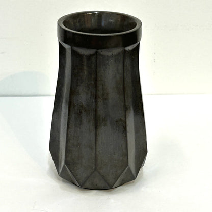 Charcoal Geometric Concrete Vase - Hirman Ahmed|5577