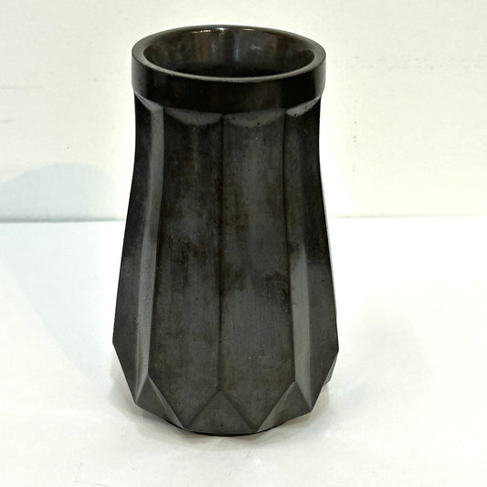 Charcoal Geometric Concrete Vase - Hirman Ahmed|5577