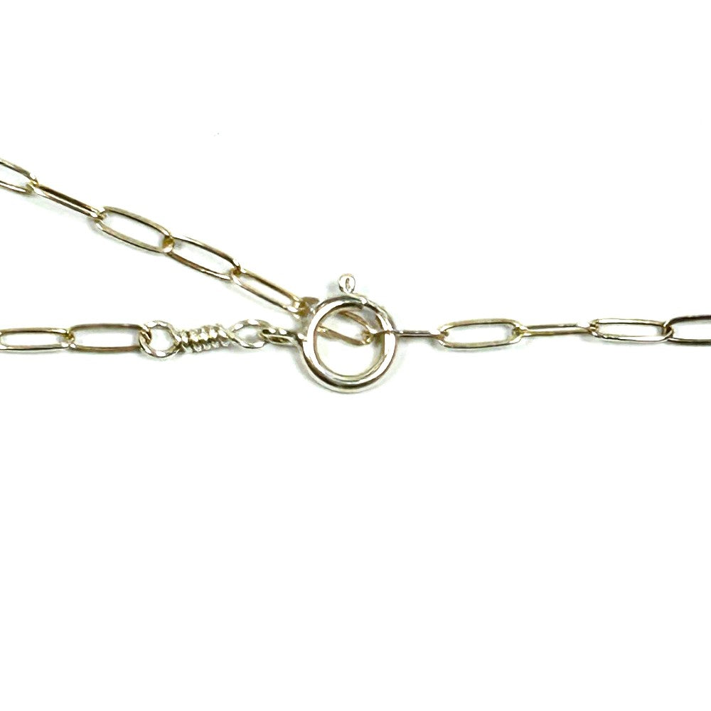 Black Onyx & Sterling Silver Paper Clip Necklace – Sarita Kamat Designs|4589