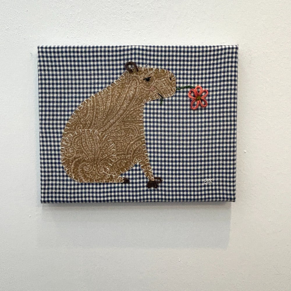 Capy with Flower #12 - by Erin Kennealy|3660