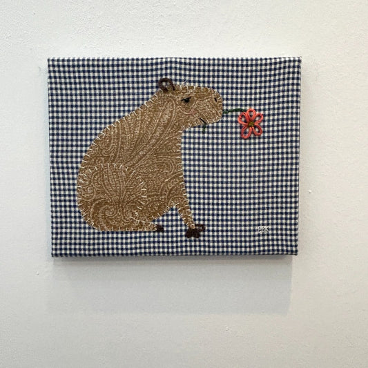 Capy with Flower #12 - by Erin Kennealy|3660