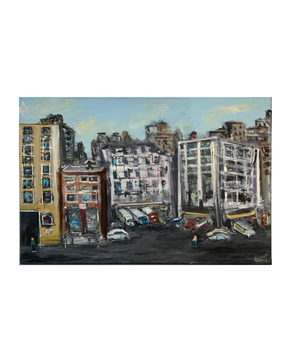 Big City on Acrylic Canvas - By Bob Leopold|5395
