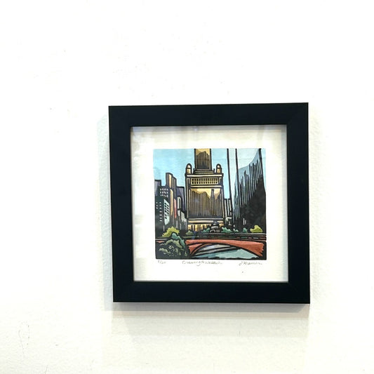 Crossing Wabash #8 - Framed - by Jill Kramer|4997