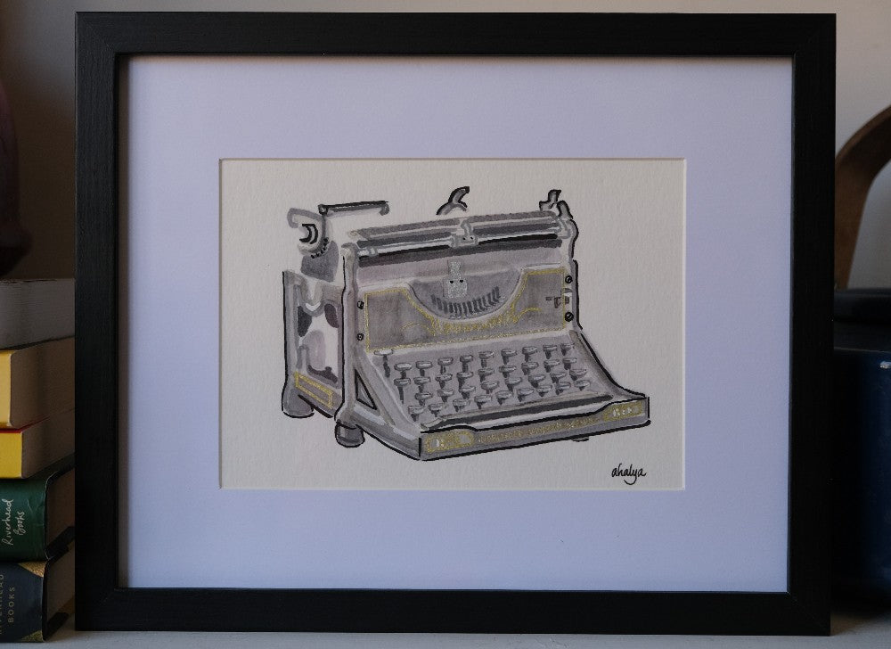 Gray Typewriter - by Ahalya Mandana|5321