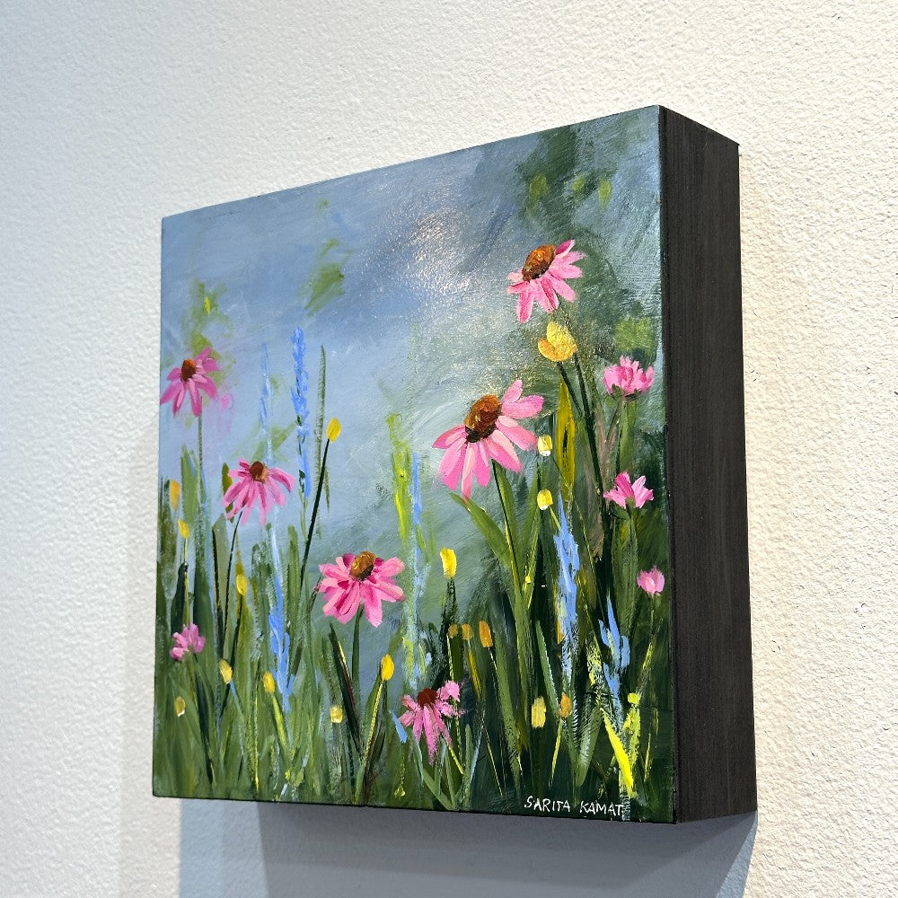 Coneflowers Dancing in the Wind - 8x8x2"|4313