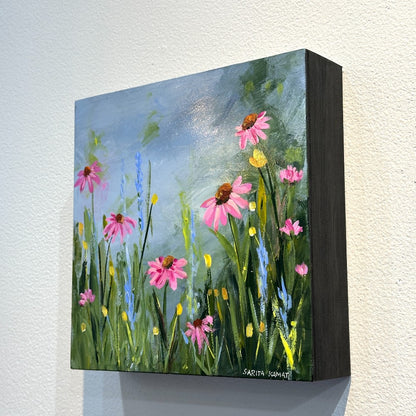 Coneflowers Dancing in the Wind - 8x8x2"|4313