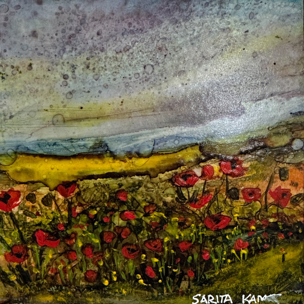 Whispers of the Poppies by Sarita Kamat Designs|5687
