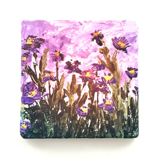The Iris Field #2 Coaster - Made at Artem|4426