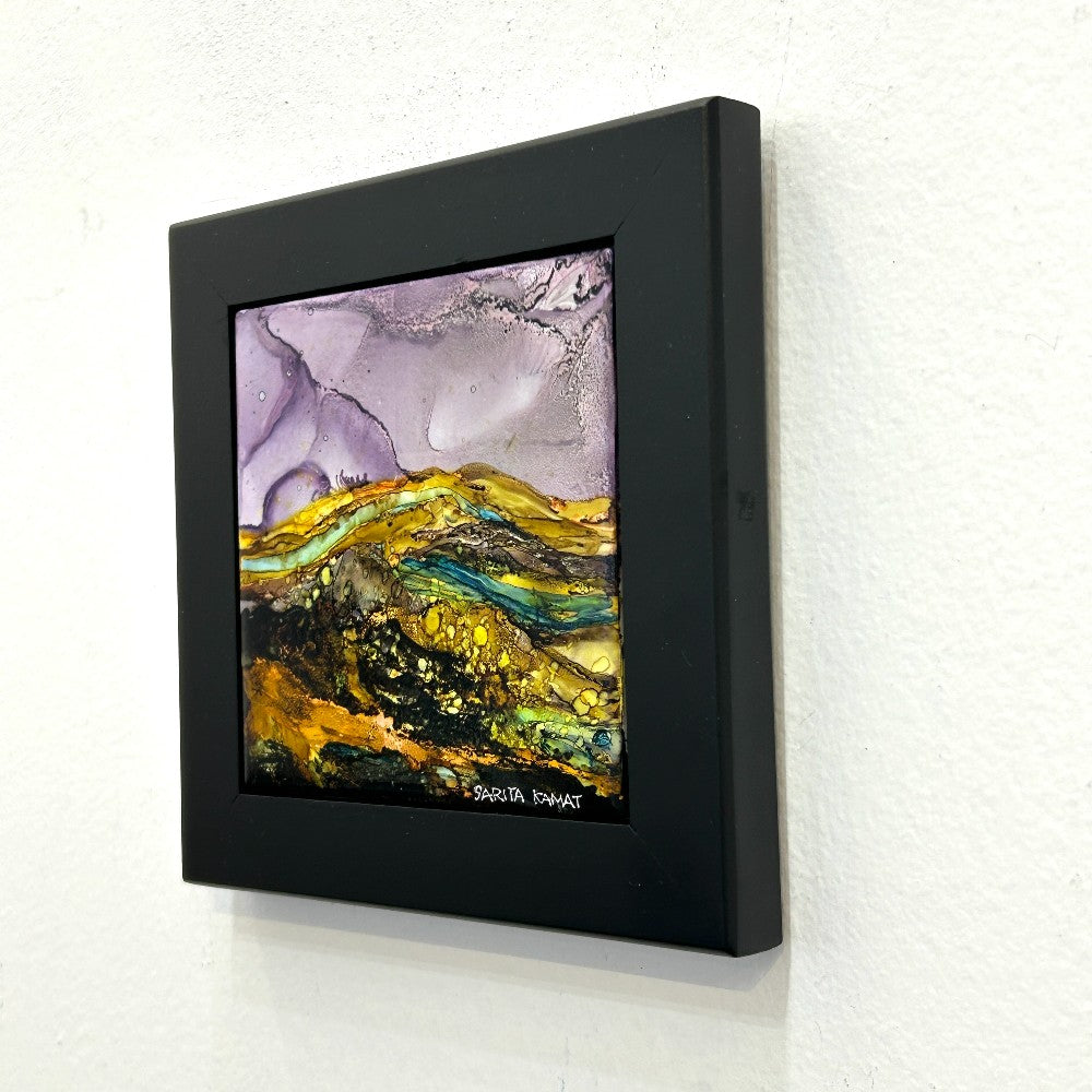 Horizon - Alcohol Ink Painting by Sarita Kamat Designs|5159